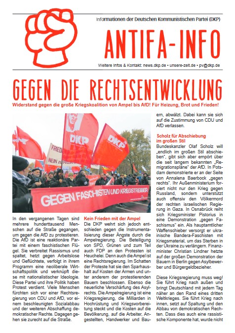 DKP-Information Antifa-Info: Gegen die Rechtsentwicklung (PDF, 2.25 MB)